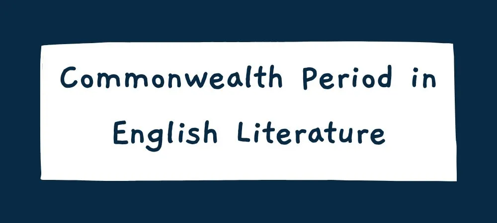 Commonwealth Period in English Literature